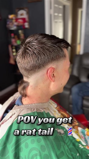 RAT TAIL COMING BACK🔥#rattail #barber #fyp #viral #explor | rat tails
