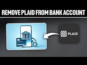 How To Remove Plaid From Bank Account 2025! (Full Tutorial)