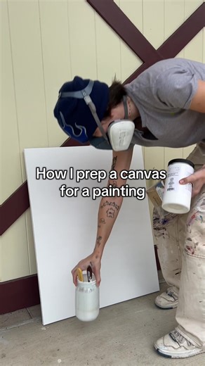 How to Prepare a Canvas with Gesso for Painting