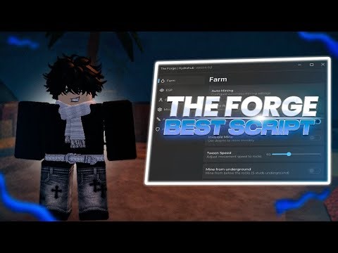 The Forge Script No Key Hack GUI: Instant Forge, Auto Mine & Ore, Kill Aura + MORE *Working 2025*