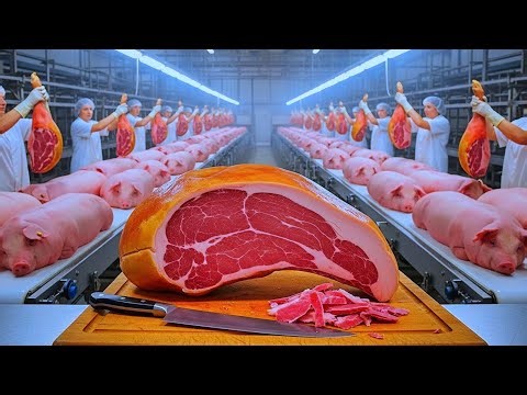 Inside the Premium Ham Processing Factory – How Pork Is Transformed into High-End Gourmet Ham (Full)
