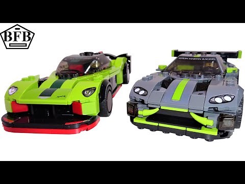 Lego Speed Champions 76910 | Aston Martin Valkyrie AMR Pro & Vantage GT3 | Lego Speed Build Review