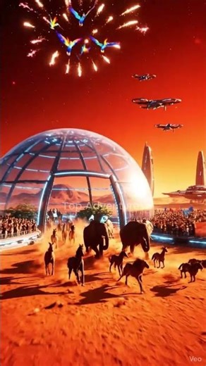 Animals on Mars? Ultra-Realistic Footage of Earth’s Creatures Celebrating on the Red Planet