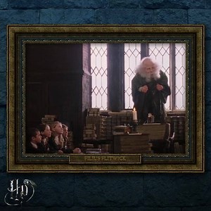 "Swish and flick. Swish and flick." - Filius Flitwick, Charms professor and Head of Ravenclaw house | Harry Potter