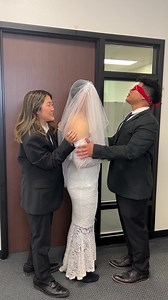 589K views · 1.6K reactions | Dressed as bride for first look Please...