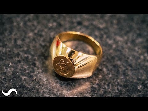 MAKING A SIGNET RING IN 18K GOLD!!!
