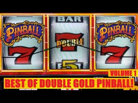 Win after Win on Double Gold Pinball slots! Big Line Hits and Bonuses!