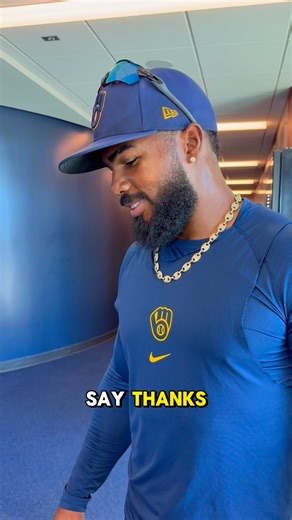 Hanging out with the Brewers and I got to talk with Luis Rengifo and give him some Glove Wrap.