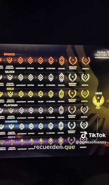 Mejora tu rango en Halo Infinite hasta el nivel Héroe