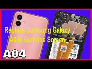 How To Replace Samsung Galaxy A04 / M04 / A04e Genuine Screen | Simple And Easy Way #viral #samsung