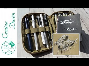 INKTOBER 2019 Sketchbook TOUR + Ink sketching process