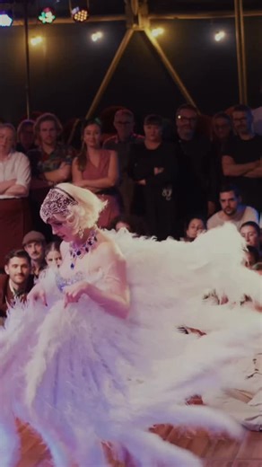 PumpYourSwing Festival on Instagram: "The marvelous Sharon Davis performing her “Fan Feather Dance” during the saturday night show of PUMP YOUR SWING FESTIVAL 2025 😍🔥 An elegante and emotional non-strip burlesque performance! Enjoy the full 4k video on our youtube channel! See you next year! www.pumpyourswing.it #lindyhop #boogiewoogie #milano #swingfestival #burlesque #solojazz #dancers #swingdance #showtime #saturdaynight"