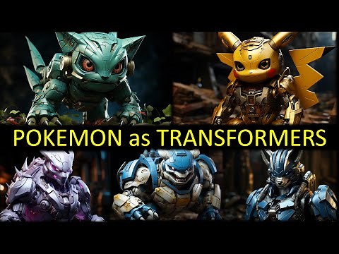 Pokemon as Transformers (Maximals Design)