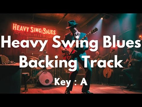 Heavy Swing Blues in A | Backing Track for High-Energy Blues Guitar Solos