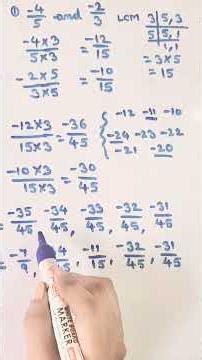 Find five rational numbers between two given rational numbers #video #maths #shorts#easy