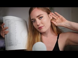ASMR Whispering in German ✨Body Parts✨ (American Accent)