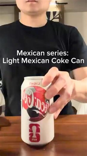 Mexican soda ASMR: Mexican Light Coke Can #asmrdrinking #cocacola #asmrsounds #coke #asmr