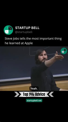 Steve Jobs shared a valuable lesson he learned during his time at Apple, emphasizing the importance of taking a long-term view on people. Instead of immediately jumping in to fix problems when things go wrong, he now focuses on building a strong team for the future. This approach involves helping individuals learn from their mistakes, rather than just addressing the issue at hand. While it can be challenging and his instinct is still to solve problems directly, Jobs believes that fostering growt