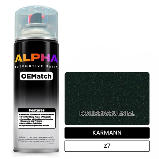 KARMANN Colibri Green Metallic Z7 | OEMatch Automotive Spraycan