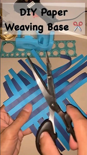DIY Paper Weaving Base ✂️ | Easy & Satisfying Paper Craft