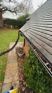 After removing the Hedgehog we hoover the gutters out 💦 #gutterclearance #satisfyingreels #MusicLoversUK | Chris's Window Cleaning