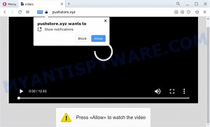 How to remove Pushstore.xyz pop-ups (Virus removal guide) - MyAntiSpyware
