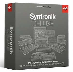 IK Multimedia Syntronik Deluxe avec 5 nouveaux synthés virtuels, MemoryMoog, Roland SH, Korg, VCS3