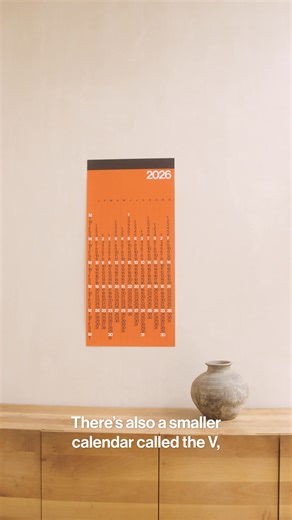 The Stendig Calendar is a modern design icon, and the only calendar in MoMA’s permanent collection. Admired by architects, designers and style enthusiasts worldwide, each edition is printed in limited quantities once a year. | Stendig Calendars