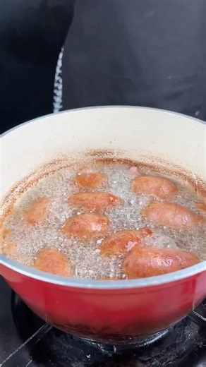 Crispy Deep-Fried Mini Sausages! 🌭🔥 #FriedSausage #SnackIdeas #QuickBites