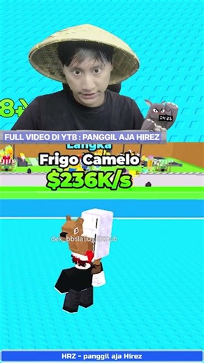 Sok ganteng lu ambil Brainrot orang SOK IYEE #roblox #brainrotroblox