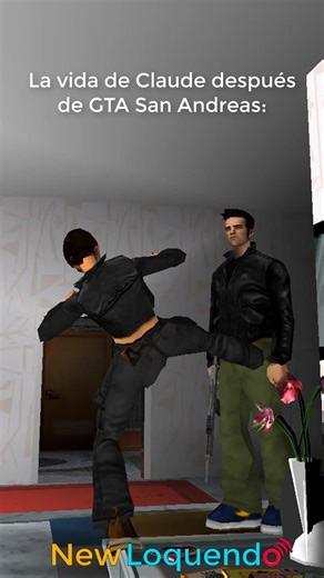 La vida de Claude Speed después de GTA San Andreas #memes #gta #humor