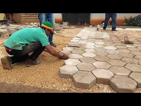Pavimentação Bloquete sextavado