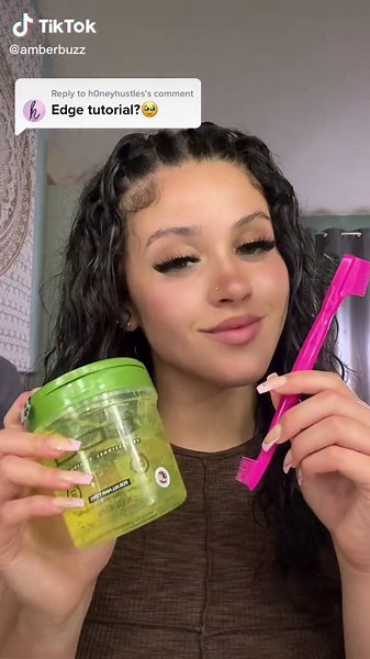 Reply to @h0neyhustles me 🤝🏼 eco style gel #hairtutorial #edgestutorial