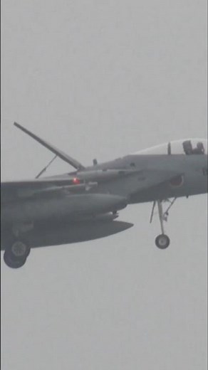 【実弾搭載】航空自衛隊F-15がスクランブル発進から帰還 千歳基地航空最中のホットスクランブル