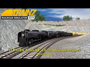 UP 844 & SLSF 1522 Doubleheader (Trainz 2019)