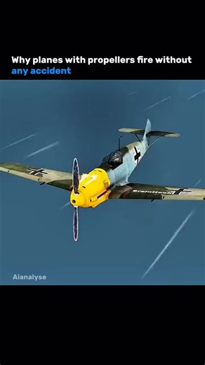 aianalyse on Instagram: "Fascinating engineering strikes again Early propeller aircraft used synchronization gear, a mechanical system that timed each bullet to fire only when a propeller blade wasn’t in the way. The gun was linked directly to the engine’s rotation, allowing precise split second control. This innovation transformed air combat, letting pilots aim straight ahead without hitting their own propeller blades."