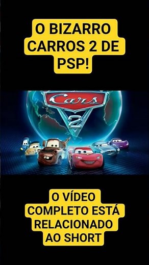 Esse Carros 2 de PSP é tão estranho... que ficou BOM!