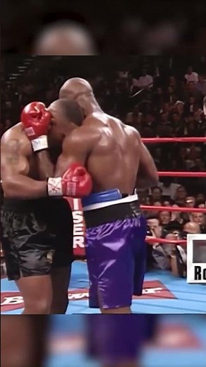 Heavyweight Classic: Mike Tyson vs Evander Holyfield I: Round 4-6 Highlights! #shorts #miketyson