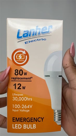 Stay bright when the lights go out—Lanher’s Emergency LED Bulb: Your reliable backup in any power outage. 📍Available at Supermarkets Nationwide ✨ | Langston Roach Industries Ltd