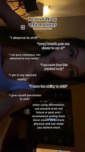 Powerful Affirmations for Effective Reality Shifting