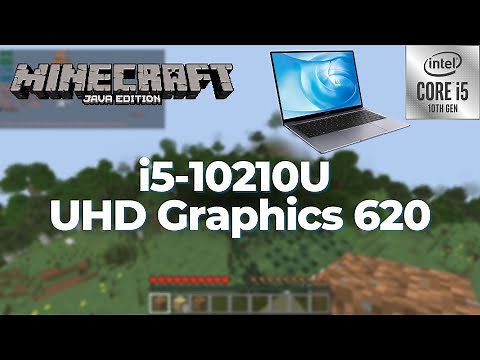 Intel Core i5-10210U \\ UHD Graphics 620 \\ Minecraft JAVA 1.19.2 @1080p 6 chunks (8GB RAM)