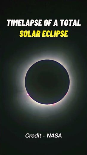 Timelapse of a solar eclipse #space #universe #science#nasa