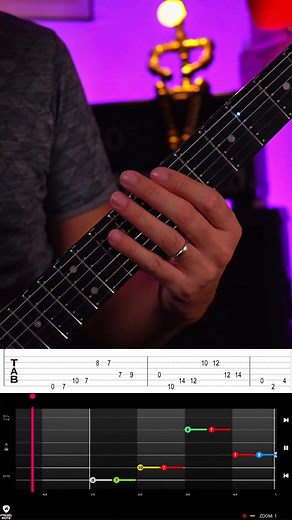 Guitar string skipping - lesson 07. I use @Visualnoteguitar led strip and guitar ???? it makes your learning way easier ???? Use code "gael10" for 10% discount. All my gear and tabs in my bio ???? #guitar #guitarist #guitarlesson #guitartutorial #tabs #vi | Gael.guitar