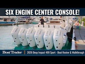 🔥 Deep Impact 499 Sport: 6x Mercury 425hp! 85mph+ Center Console — Boat Walkthrough Review