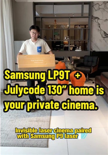 Transform Your Home with Samsung LP9T Laser TV