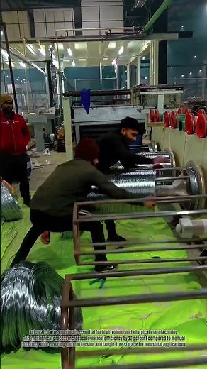 Streamline Industrial Wire Production with Precision Rolling and Spooling Systems