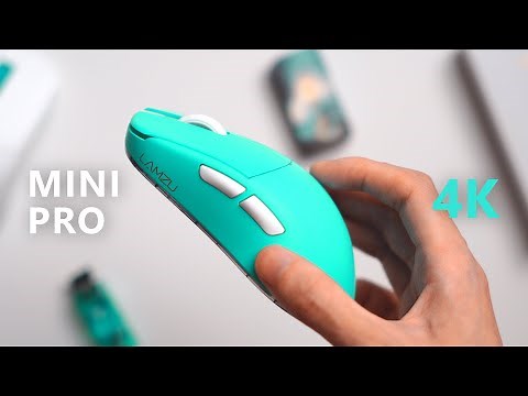 Elegant 4K￤ Most Beautiful Mouse for TenZ LAMZU Atlantis Mini PRO Wireless Gaming Mouse Review