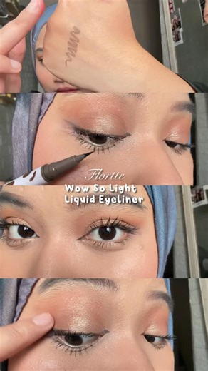 FLORTTE MY & SG on Instagram: "Easy eyeliner tutorial using Flortte Eyeliner even beginners can follow this✨👀 #Flortte #FlortteBeauty #makeup #cosmetics #cbeauty"