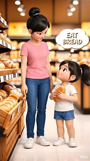 Bánh mì tiếng Anh là gì? | Bé đoán sai cực đáng yêu 😄 #shorts