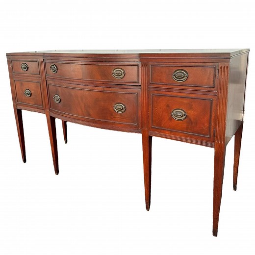 Vintage Mahogany Sideboard by Drexel 68” Long - 1960s Solid Wood Buffet Server Credenza Traditional American Federal Style Furniture - Etsy